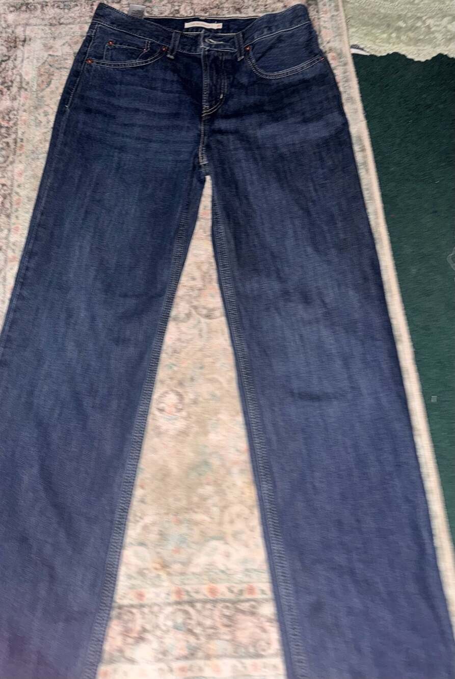 Levi's Classic Straight Leg Dark Wash Denim Jeans